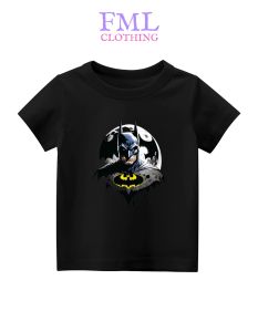 Kaos Anak-Anak Gambar Superhero Batman (usia 2-10 Tahun) Katun PE
