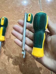 Tua vít đa năng 2 đầu tua vít dẹt kiêm 4 cạnh cỡ lớn 18cm