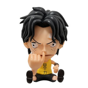 Bandai | Anime One Piece Sitting Posture Luffy Suo Long Shan Zhi Character Figurine PVC Model Ornament Anime Peripheral Toys Gift