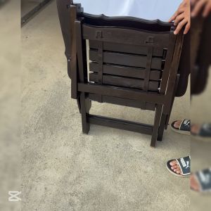 🌿BF🌿 เก้าอี้พับชายหาด ปรับ นั่ง/นอนได้ (งานไม้สักแท้) 65*100*70 ซม. เก้าอี้นั่งโซฟา สีโอ๊ค **มีรับประกัน**