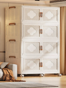 XINGYOU | No Assembly Plastic Extra Wide Kids Storage Cabinet