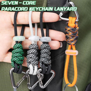 Outdoor Braided Rope Keychain Multicolored Anti-lost Mobile Phone Lanyard For Men utdoor Rock Climbing Camping Backpack Pendant