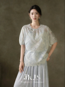 JK＆JS | New Zhongshi Style Intellectual Short Sleeve Shirt