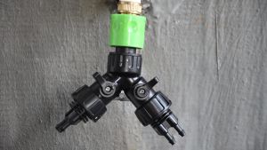 KESLA 1pc Tap Adapter 1Way 2-Way 4-Way Splitter Drip Irrigation Garden 1/4 Hose Automatic Watering System Kit Bonsai Pot Plant