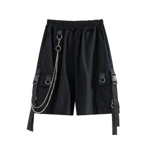 Wide Leg Shorts Men Short Oversize Vintage Mens Shorts for Summer Clothing Mens Sports Bermuda Running Workout Cargo Pants