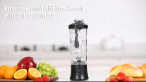 600ML Electric Juicer Portable Fruit Blender Shake Smoothie 4000mAh USB Rechargeable Food Processor Fruit Mixer Machine Juice Cup