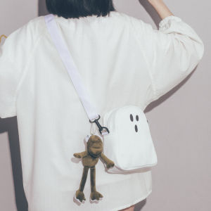 Cute Japanese Style INS Cartoon Ghost Bag Womens Crossbody Shoulder Bag 2021 New Design Universal Student Bag