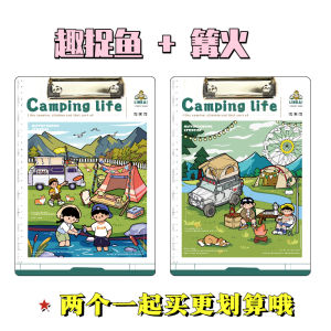 Thick Wooden A4 File Folder with Ruler And Hanging Clamps for Camping Style Storage for Students Writing Drawing And Exam Use