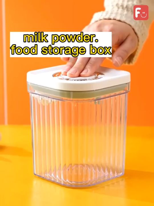 Morandi 1200ML Milk Powder Storage Container Airtight Lid Food Storage