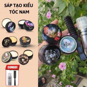 Sáp Vuốt Tóc Tạo Kiểu Nam Giúp Tóc Vào Nếp Tự nhiên Hương Thơm Nhẹ Nhàng Dễ Chịu Giúp Giữ Nếp Tóc 8h .