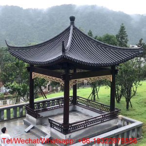 outdoor wood Gazebooutdoor timber frame pavilion landscape villawooden Gazebo leisure wooden pavilionChinese traditional wood frame pavilionhexagonal arbour wooden pagoda & kiosk