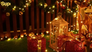 NEW Upgraded 22M 200LED Solar Light String Outdoor Waterproof LED Light 8modes Fairy Lights Hari Raya Garden Decoration RamadanLights
