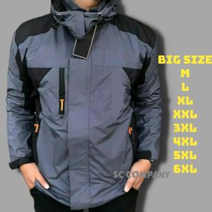 BIG SIZE BISA COD JAKET POLOS JAKET BESAR M L XL XXL 3XL 4XL 5XL 6XL jaket gunung outdoor jaket motor JAKET JUMBO  SUMMIT SERIES
