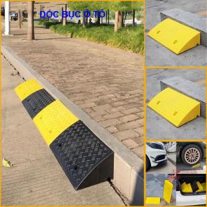 Cao 11cm- VÀNG (50x27x11)Dốc bục lên xuống bậc cầu dắt xe ôtô xe máy cầu dắt xe bục lên xuống xe có lỗ chờ bắt ốc