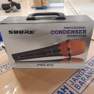 Mic Microphone Shure Condeser Pro 87c