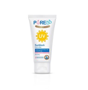 Pure BB Baby Tabir Surya Sunblock UV Filter Spf 25 50 gr & 100 Gr | Sunscreen Pelindung Kulit Bayi Sinar UV
