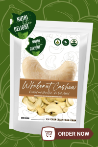 Whole Nut Cashew Premium Unsalted Cashews | Raw or Roasted Healthy Snack | 100g 250g 500g 1kg