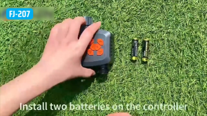 Digital Watering Timer FJ-207 Dual Outlet 4x2 Program | Keran Air Otomatis Pengatur Waktu Penyiraman Taman dan Irigasi