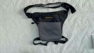 CJH BAG#4031  NYLON MATERIAL WAIST BAG AND LEG BAG FOR MEN WITH ADJUSTABLE STRAP