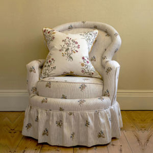 French Vintage Single Sofa Chair American Style Casual Living Room Guest Chair Removable Cover High Density Resilient Sponge