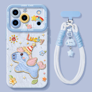 YOUSIDUN | Ốp Lưng iPhone 18 Pro Max Chống Vỡ Có Dây Đeo Thiết Kế Painted Pony