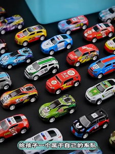 Pull-Back Mini Car 6.8cm迷你合金回力车玩具车 Mainan Kereta Mini Comel Kanak-Kanak Cute Mini Toy Vehicle Kids Children Creative Early Education