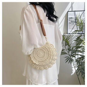 Handcrafted Paper Rope Braid Tassel Crossbody Beach Bag Womens Handbag URBAN POWER Brand Sports Outdoor Accessories