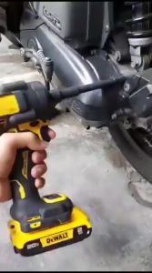 Mata Kunci Shock Cover / 8-14mm Extra Panjang 130mm (13cm) High Hardness 1/2 Hex Socket Head Adapter for Electric Wrench and Lithium Wrench Mata Kunci Sok Impact Driver Socket Sleeve Impact Wrench Mata Shock Satuan Ecer