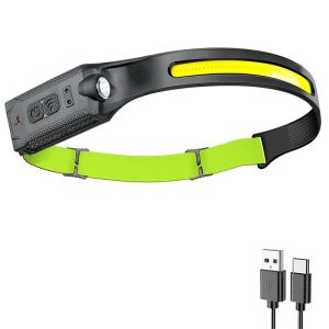 Đèn Pha LED Có Thể Sạc Lại Đèn Pha Chiếu Sáng 3 Chế Độ Có Pin Tích Hợp Đèn Khẩn Cấp Cắm Trại Ngoài Trời Chống Nước