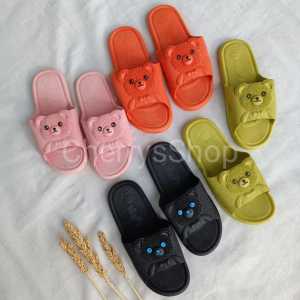 Cherrys Shop Sandal Jelly Denada | Sandal Selop Beruang Timbul | Sandal Jelly Kekinian