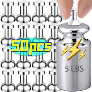 50Pcs Magnetic Pushpins Hook Strong Magnet Push Pins Suction Cup for Refrigerator Whiteboard Kitchen Office Organizer Hooks