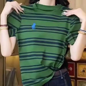 QIAOXIZI | New Summer Stripe Slimming Loose T-shirt