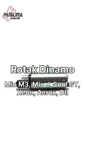 Suku Cadang Rotax & Aksesoris Motor Mio M3, J Soul GT, Xeon & NMAX