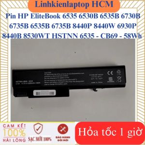 Pin HP EliteBook 6535 6530B 6535B 6730B 6735B 6535B 6735B 8440P 8440W 6930P 8440B 8530WT HSTNN 6535 - CB69 - 58Wh