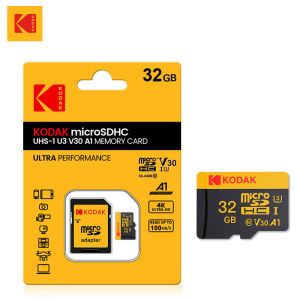 KODAK Micro SD 256G Memory Card UP TO 100MB/s C10 U3 32G 64G 128G TF Card 4K HD For USB Card Reader Adapter Microsd for Camera