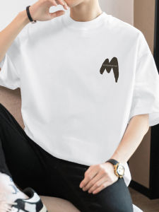 Áo Thun Cotton Nguyên Chất Tay Ngắn Cổ Tròn Màu Trắng Mùa Hè Thường Ngày Rộng Rãi Thoải Mái Thoáng Khí Thoáng Khí