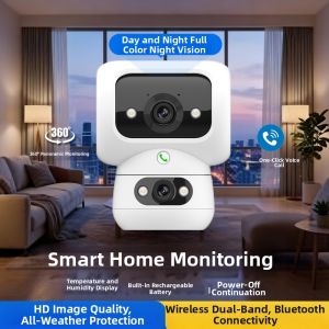 Indoor Smart Wireless HD Camera 360° Panoramic AI Night Vision Remote Monitoring