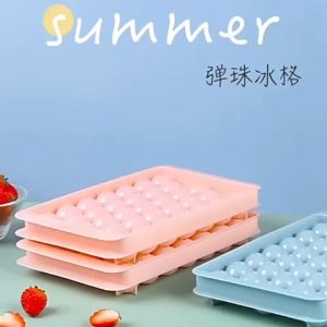 {NEW ARRIVAL} 33 / 15  Grids Round / Diamond / Strawberry Ice Cube Tray Ball Jelly Mold Maker
