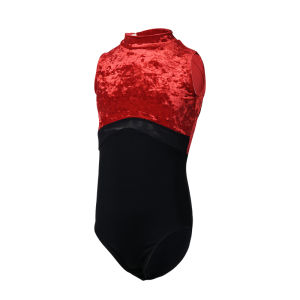 Sansha | Diamond Velvet High Neck Sleeveless Kids Ballet Leotard