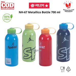 Lion Star Botol Minum Olah Raga Sporty | NH-67 Metallico Bottle 700 ml