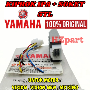 KIPROK 1PA + SOKET 5TL YAMAHA VIXION NEW/NVL/NVA BARANG BERKUALITAS ASLI 100% ORIGINAL YAMAHA ORI  .