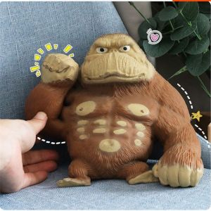 DREAMToy 11CM Mainan Remasan Orangutan Kingkong Monyet Uleni tanpa deformasi Penghilang Stress