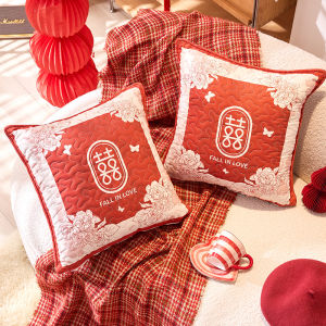 Túi Xách Cưới Đỏ Trung Quốc Mới 2025 Túi Xách Sofa Túi Xách Trang Trí Không Khí Túi Xách Lưng Túi Xách Trang Trí Nhà Cửa Túi Xách Trang Trí