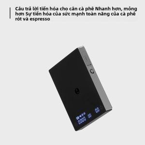 Cân Cà Phê Kỹ Thuật Số TIMEMORE Black Mirror Mini Với Màn Hình Hiển Thị Tốc Độ Pha Chế Và Đế Cách Nhiệt Dành Cho Pha Cà Phê Espresso