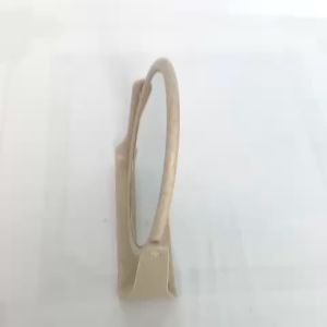 Gương trang điểm để bàn gương soi di động dòng thấp hai mặt xoay 360 độ chất liệu nhựa lúa mạch