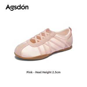 Agsdon | Summer Comfortable Flat Pink Fashion Ballet Wearable Single Shoes