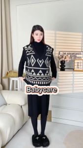 SÉT LEN BẦU THỔ CẨM 2 CHI TIẾT M310 VÁY BẦU LEN MÙA ĐÔNG SANG CHẢNH ĐẦM BẦU CÔNG SỞ