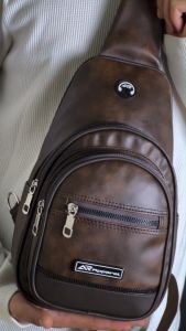 Tas Selempang Pria AR Apparel Compact One Slingbag PU Leather