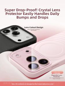 YOUSIDUN | Magnetic Liquid Silicone Case Full Wrap Anti-Fall