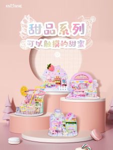 Mini Princess Dollhouse Model Building DIY Handmade Small House Puzzle Assembly Childrens Educational Wooden Toy